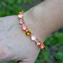 Gold | Blazing Hot | 8.5mm Crystal Jewelry Bracelet