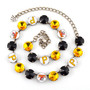 Antique Silver | Bucco Bling | 3/4 Length | 12mm Crystal Jewelry