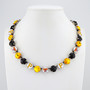 Antique Silver | Bucco Bling | 3/4 Length | 12mm Crystal Jewelry Necklace