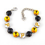 Antique Silver | Pittsburgh | 12mm Crystal Bracelet