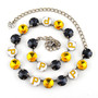 Antique Silver | Pittsburgh | 3/4 Length | 12mm Crystal Jewelry