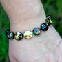Antique Brass | Buck Wild | 12mm Crystal Jewelry Bracelet