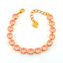 Gold | Flamingo Ignite | 8.5mm Crystal Jewelry Bracelet