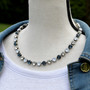 Antique Silver | Happy Valley | 8.5mm Crystal Necklace