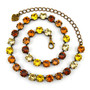 Antique Brass | Sunflower | 8.5mm Crystal Jewelry