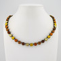 Antique Brass | Sunflower | 8.5mm Crystal Necklace