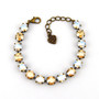 Antique Brass | Champagne Toast | 8.5mm Crystal Jewelry
