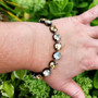 Antique Brass | Champagne Toast | 8.5mm Crystal Jewelry