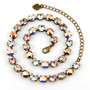 Antique Brass | Bella Rose | 8.5mm Crystal Jewelry