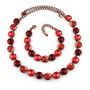 Red Marble 12mm Jewelry
