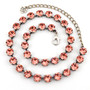 Antique Silver | Rose Peach | 8.5mm Crystal Jewelry