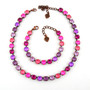 Antique Copper | Ultraviolet | 8.5mm Crystal Jewelry