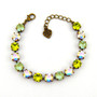 Antique Brass | Mischievous Green | 8.5mm Crystal Jewelry