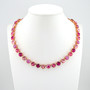 Rose Gold | Pink Passion | 8.5mm Crystal Necklace