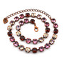 Antique Copper | Burgundy Delite | 8.5mm Crystal Jewelry
