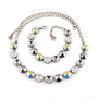 Chromatic | 1/2 Length | Antique Silver | 12mm Crystal Jewelry