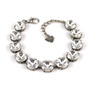 Classic Crystal Bracelet in Antique Silver
