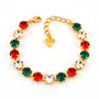 Gold | Christmas Sparkle | 8.5mm Crystal Jewelry