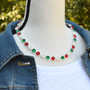 Shiny Silver | Merry Christmas | 8.5mm Crystal Jewelry