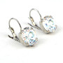 Rhodium | White Patina | 12mm Drop Earrings Rhodium | White Patina | 12mm Drop Earrings