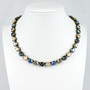 Antique Brass | Bashful Blues | 8.5mm Crystal Jewelry Necklace