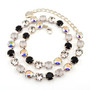 Shiny Silver | Black Tie Affair | 8.5mm Crystal Jewelry