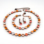 Antique Copper | Orange Glow | 8.5mm Crystal Jewelry
