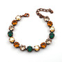 Antique Copper | Pumpkin Spice | 8.5mm Crystal Jewelry