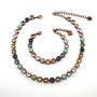 Antique Copper | Endless Weekend | 8.5mm Crystal Jewelry