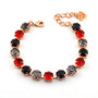 Rose Gold | Cardinal Sparkle | 8.5mm Crystal Jewelry Bracelet