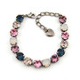 Antique Silver - Mystic Montana - 8mm Crystal Bracelet