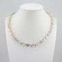 White Whisper 8.5mm Austrian Crystal Jewelry Necklace