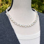 White Whisper 8.5mm Austrian Crystal Jewelry Necklace
