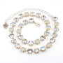 White Whisper 8.5mm Austrian Crystal Jewelry Necklace