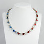 Rhodium | All American Girl | 8.5mm Crystal Necklace