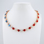 Rose Gold | All American Girl | 8.5mm Crystal Necklace