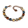 Antique Copper | Autumn Vibes | 8.5mm Crystal Bracelet