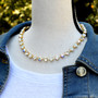 Gold | Show Stopper | 8.5mm Crystal Necklace