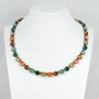 Antique Silver | Chameleon | 8.5mm Crystal Jewelry Necklace