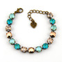 Antique Brass | Retro Mint | 8.5mm Bracelet