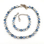 Antique Silver | Heavenly Blues | 8.5mm Crystal Jewelry