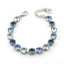 Rhodium | Heavenly Blues | 8.5mm Crystal Jewelry