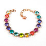 Rose Gold | Coral Reef | 8.5mm Crystal Bracelet