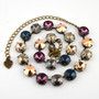 Antique Brass | Fall Patina | 12mm Crystal Jewelry