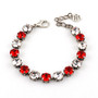 Antique Silver | American Sweetheart | 8.5mm Crystal Bracelet
