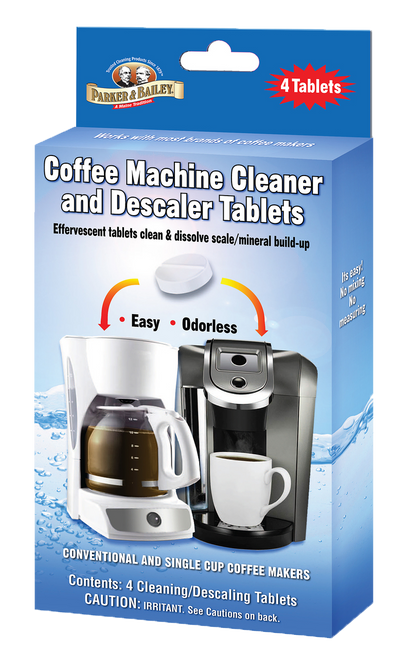 Parker & Bailey Coffee Machine Cleaner & Descaler Tablets