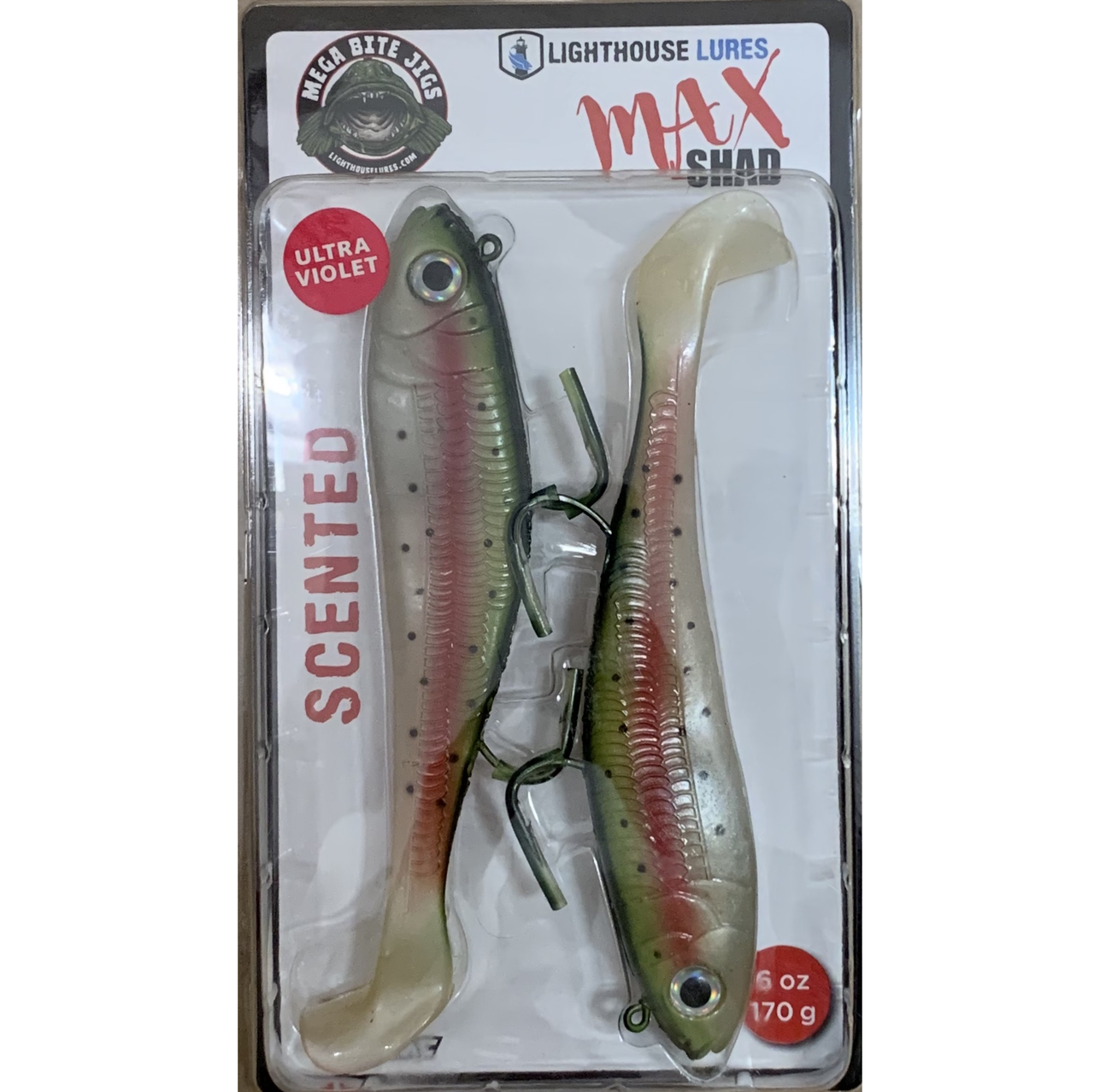 Lighthouse Max Shad 6oz Swimtail - Trout - The Harbour Chandler