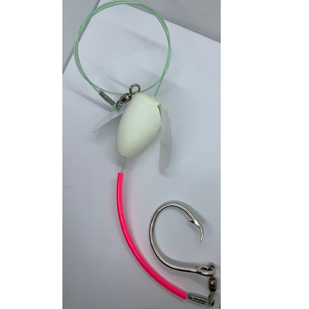 Rite Angle Hali Rig Circle Hook - White Glow - The Harbour Chandler