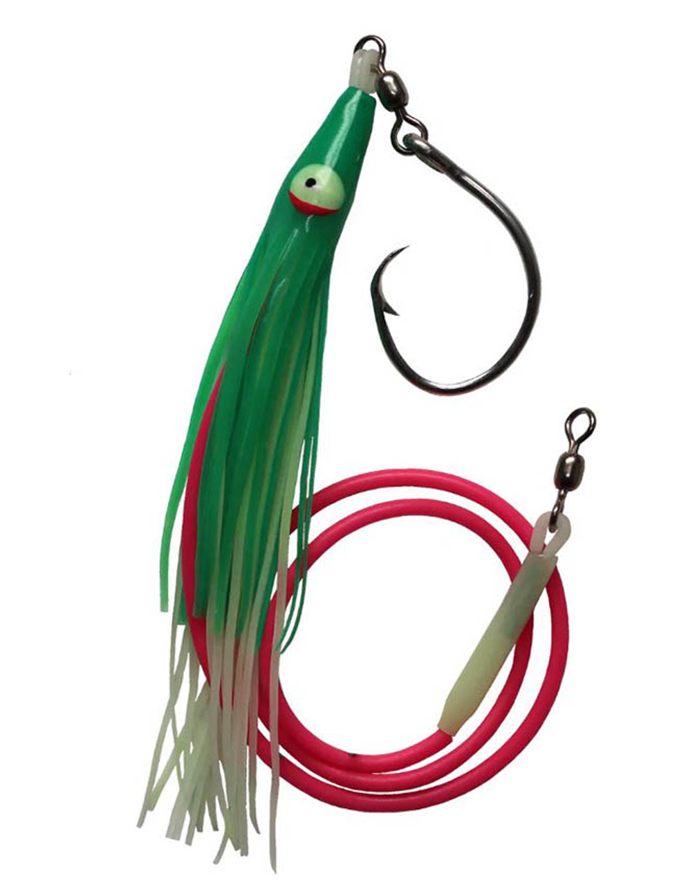 Gibbs Guide Series Halibut Rig 16/0 Circle Hook with Green Skirt - The  Harbour Chandler