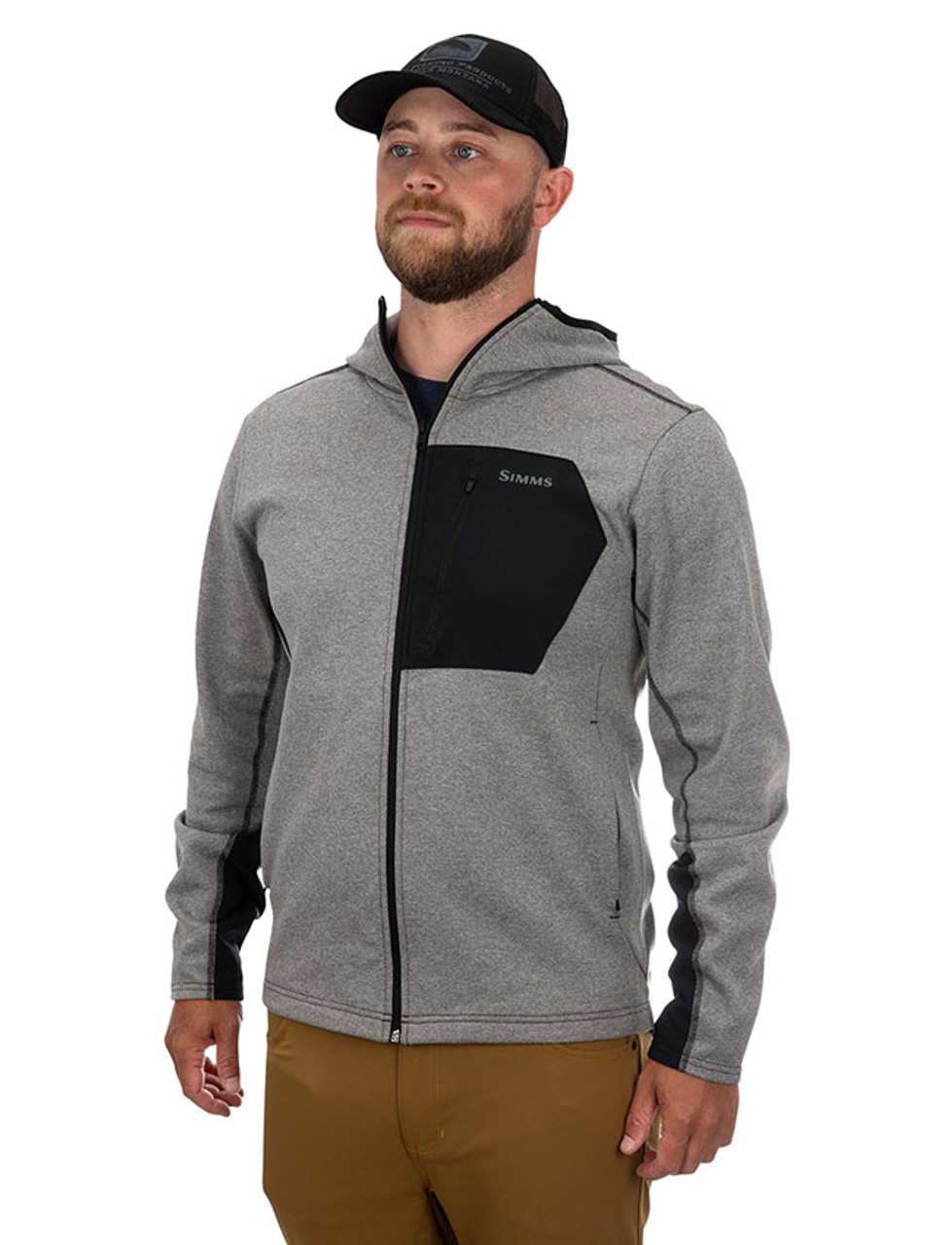 Simms CX Hoody (13296) - Heather Gray (Small - 2XL)